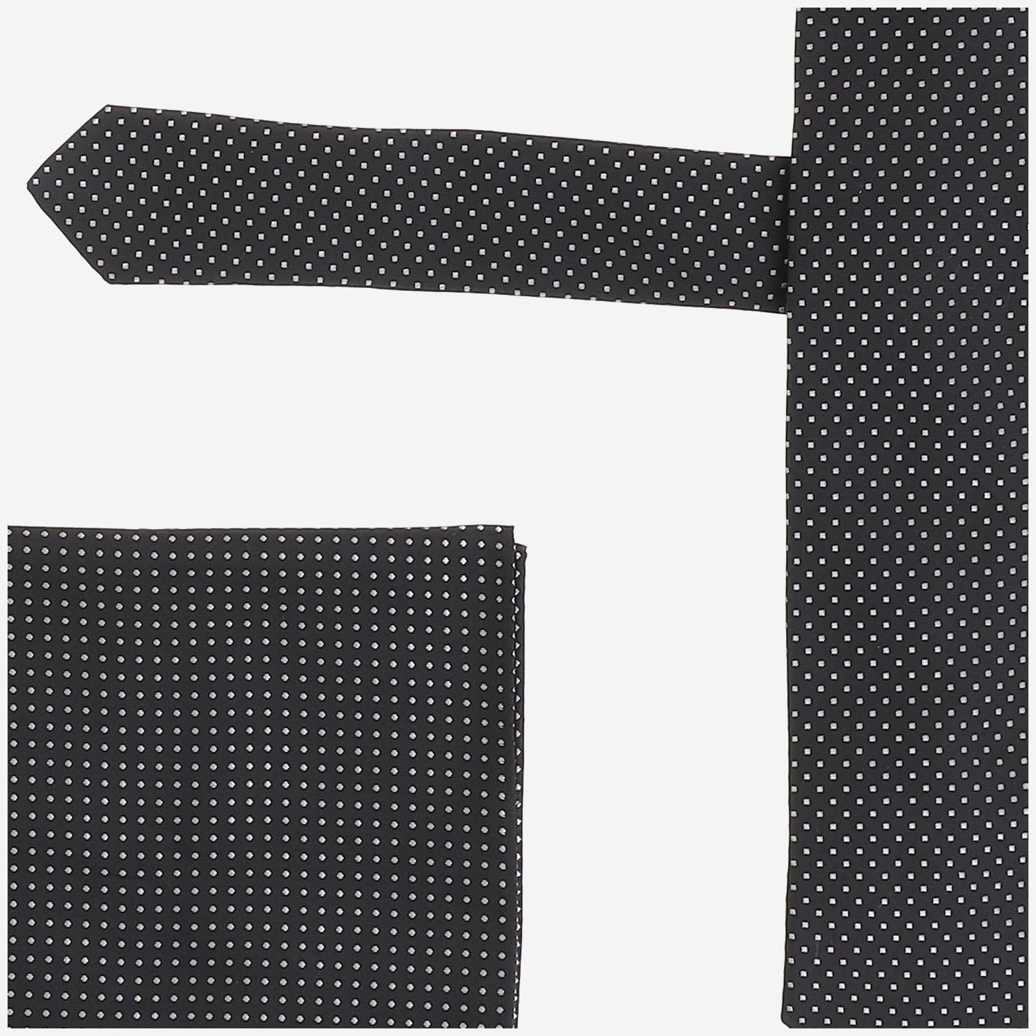 SET DA DUE PEZZI IN MISTO SETA 50573332 001 HUGO BOSS 