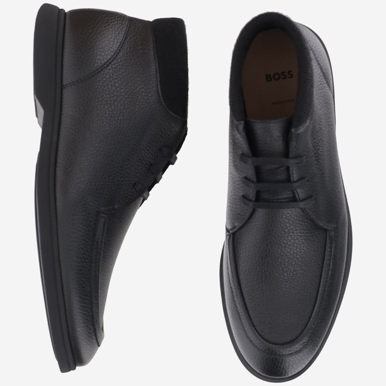 MOCASSINI IN PELLE MARTELLATA 50573356 001 HUGO BOSS 