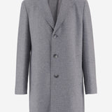 CAPPOTTO IN LANA CON MOTIVO PIED DE POULE 50574394 030 HUGO BOSS 