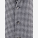 CAPPOTTO IN LANA CON MOTIVO PIED DE POULE 50574394 030 HUGO BOSS 