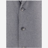 CAPPOTTO IN LANA CON MOTIVO PIED DE POULE 50574394 030 HUGO BOSS 