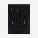 TOP IN MISTO LYCRA CON APPLICAZIONI ODILE NERO IANIRA MEDA 