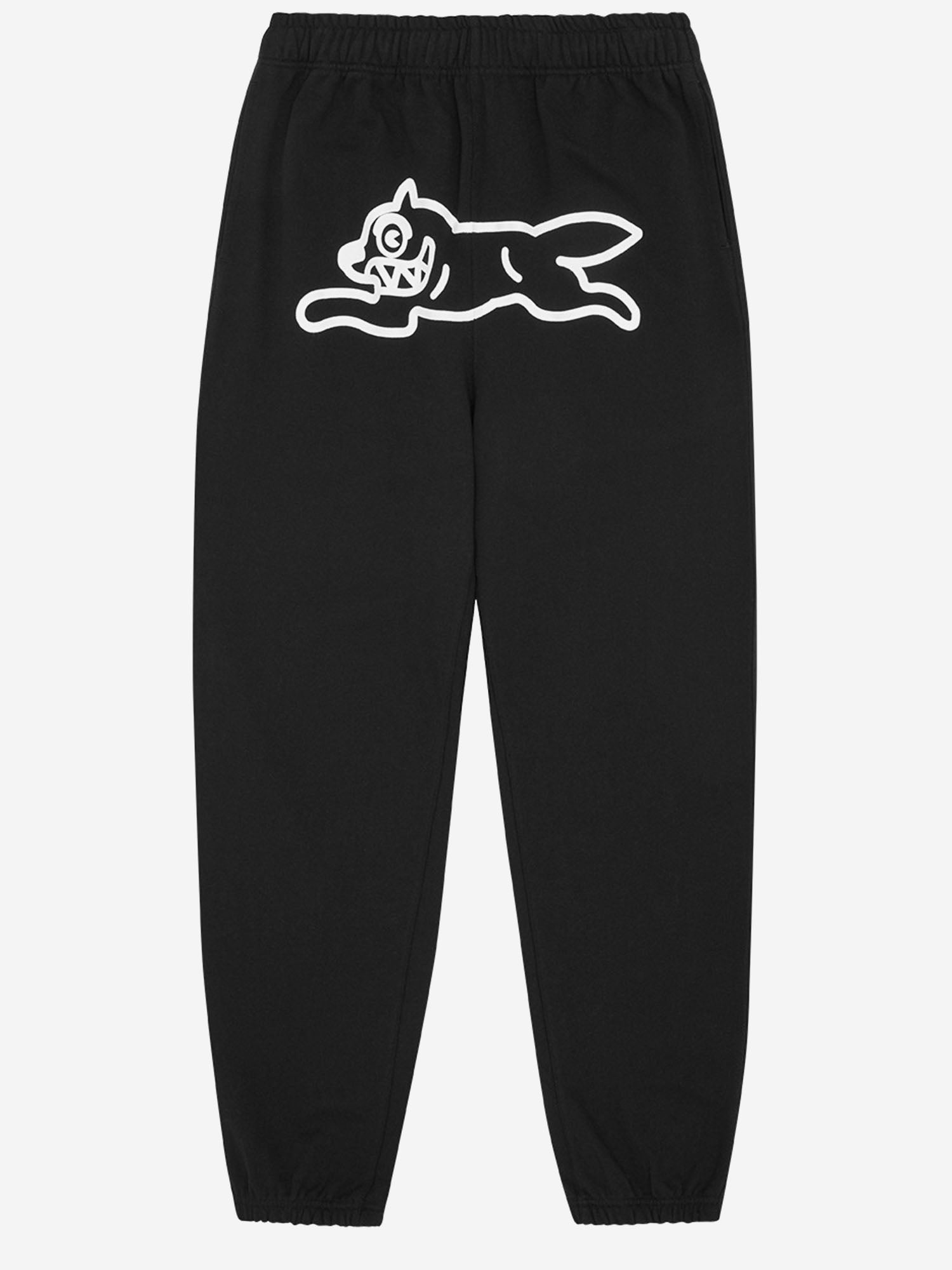 PANTALONI IN COTONE CON LOGO IC23211 BLACK ICECREAM 