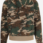 FELPA IN COTONE CON MOTIVO CAMOUFLAGE IC24S38 MULTI ICECREAM 