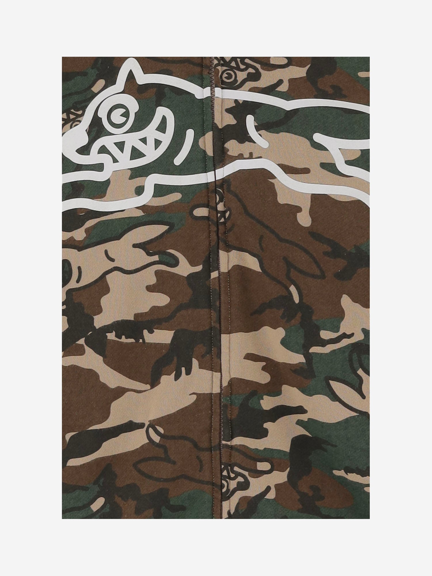 FELPA IN COTONE CON MOTIVO CAMOUFLAGE IC24S38 MULTI ICECREAM 