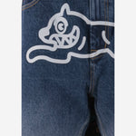 JEANS IN DENIM DI COTONE CON STAMPA ICECREAM ICDP26267 MID WASH BLUE ICECREAM 