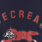 MAGLIA IN COTONE CON LOGO ICLT26273 NAVY ICECREAM 