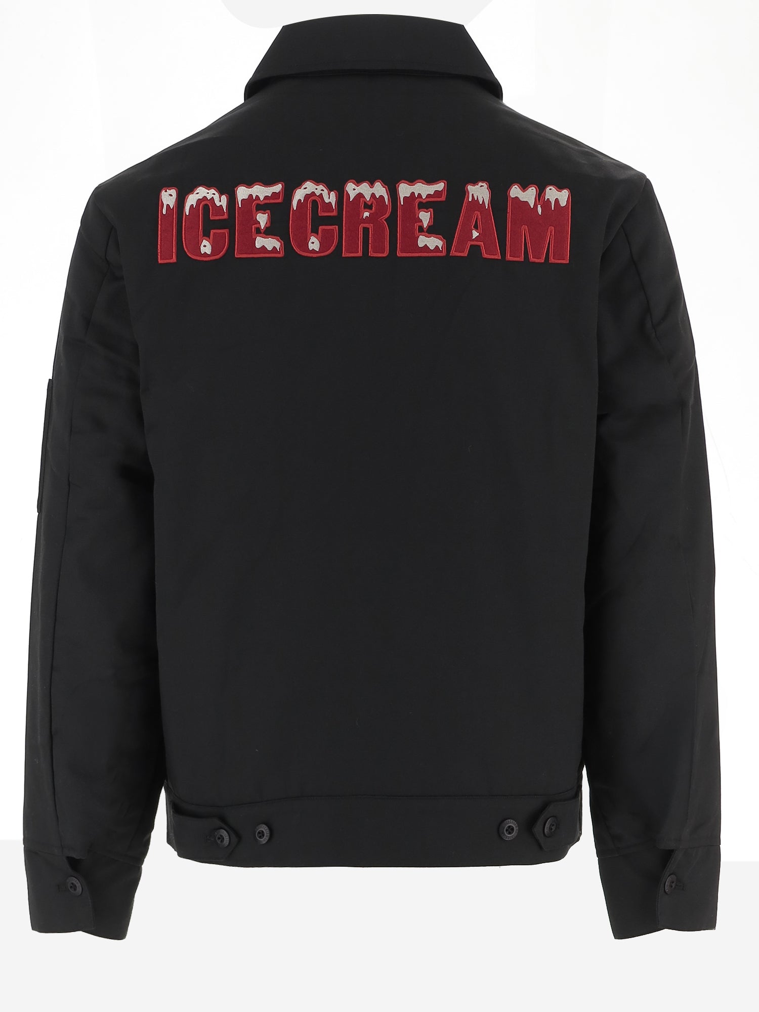 GIACCA DRIPPY CON LOGO ICOU26204 BLACK ICECREAM 