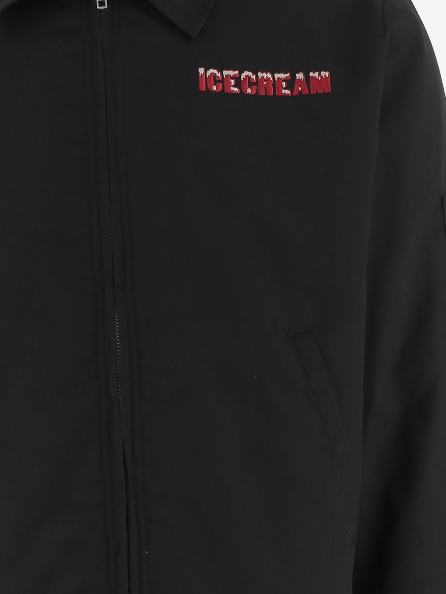 GIACCA DRIPPY CON LOGO ICOU26204 BLACK ICECREAM 