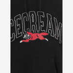 FELPA IN COTONE CON STAMPA ICE CREAM ICPH26230 BLACK ICECREAM 