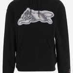 FELPA IN COTONE CON LOGO ICPH26234 BLACK ICECREAM 