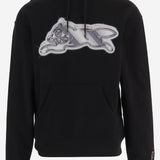 FELPA IN COTONE CON LOGO ICPH26234 BLACK ICECREAM 