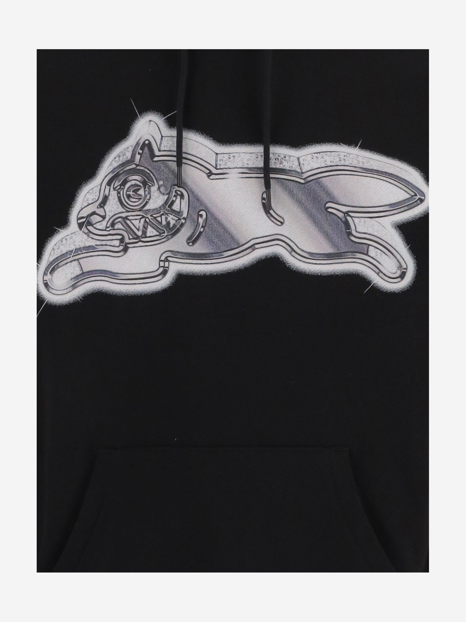 FELPA IN COTONE CON LOGO ICPH26234 BLACK ICECREAM 
