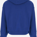 FELPA IN COTONE CON LOGO ICPH26235 BLUE ICECREAM 