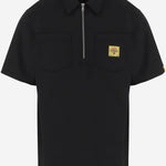 CAMICIA IN MISTO COTONE CON LOGO ICSH26222 BLACK ICECREAM 