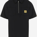 CAMICIA IN MISTO COTONE CON LOGO ICSH26222 BLACK ICECREAM 
