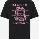 CAMICIA IN MISTO COTONE CON LOGO ICSH26222 BLACK ICECREAM 