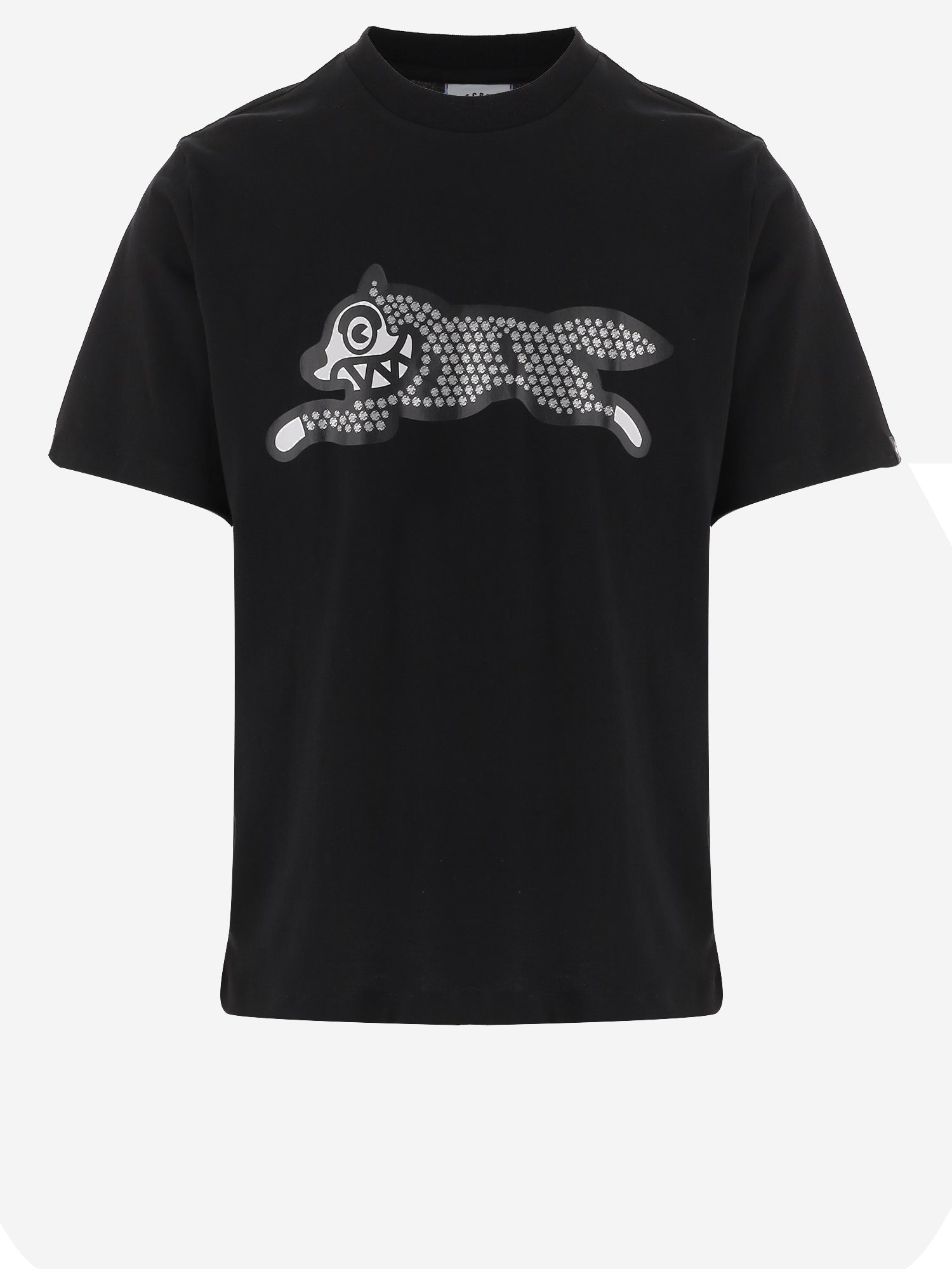 T-SHIRT IN COTONE CON LOGO ICTS26256 BLACK ICECREAM 