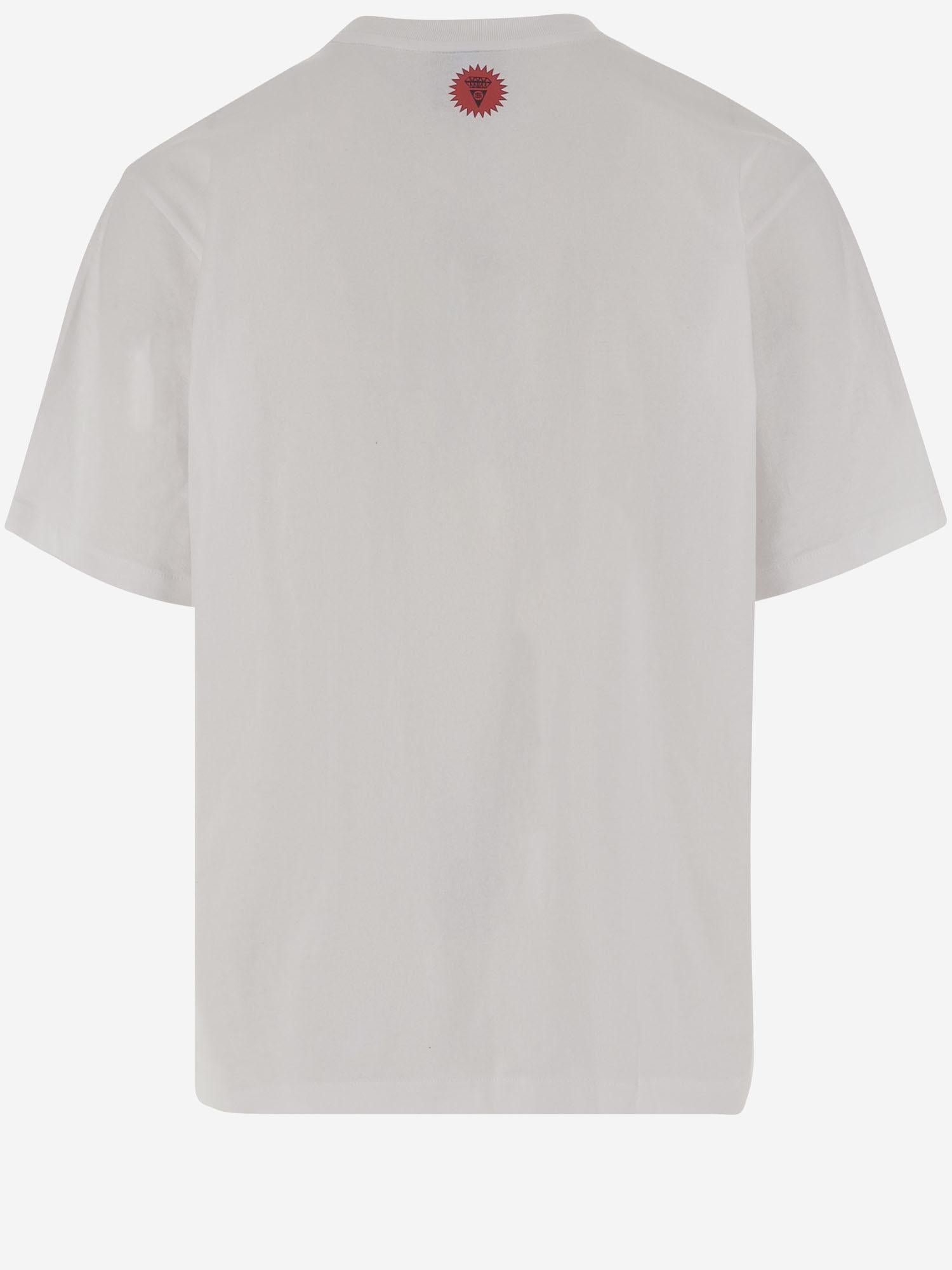 T-SHIRT IN COTONE CON LOGO ICTS26256 WHITE ICECREAM 