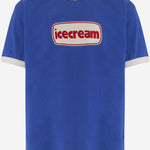 T-SHIRT IN COTONE CON LOGO ICTS26257 BLUE ICECREAM 