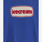 T-SHIRT IN COTONE CON LOGO ICTS26257 BLUE ICECREAM 