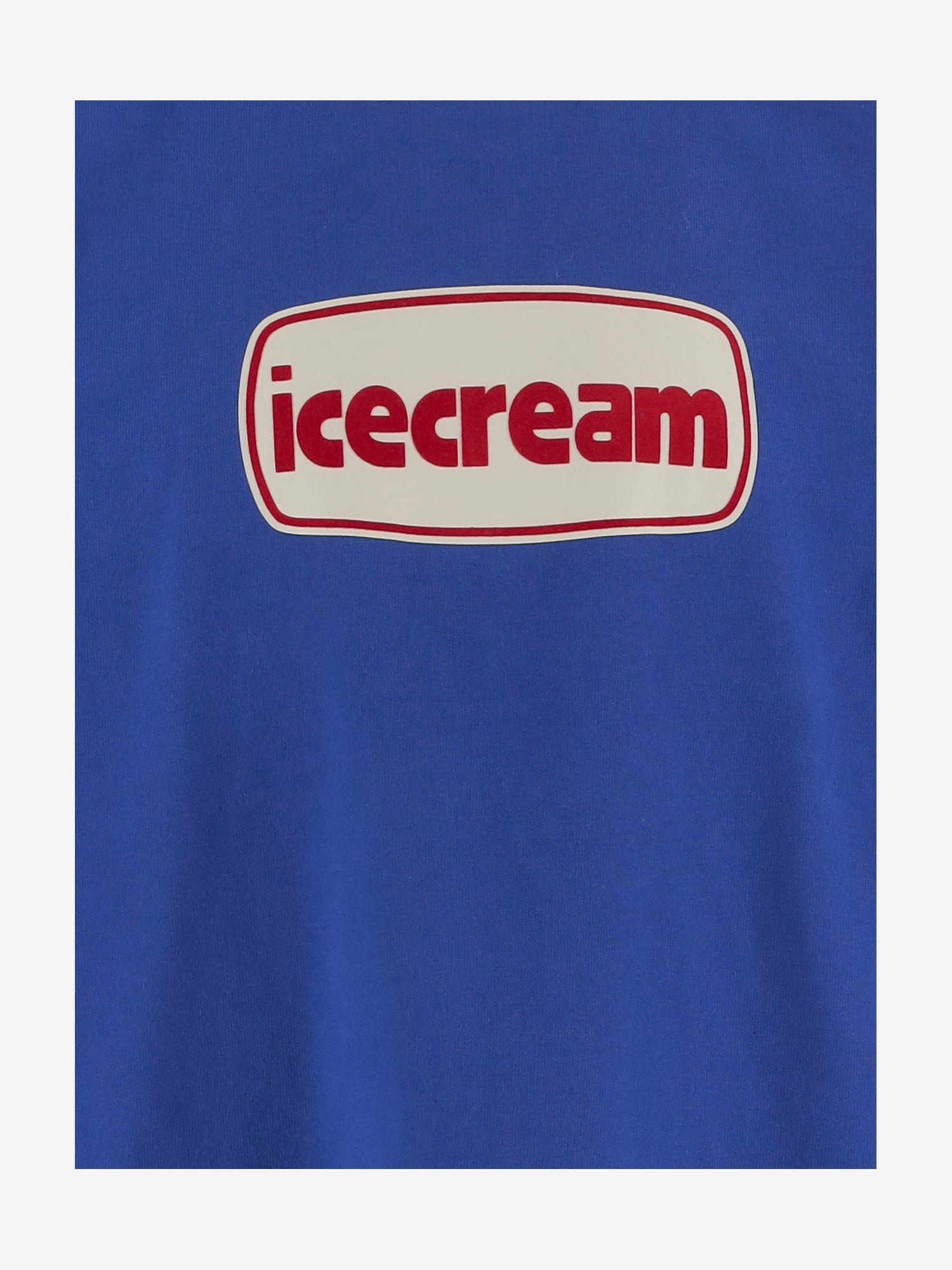 T-SHIRT IN COTONE CON LOGO ICTS26257 BLUE ICECREAM 