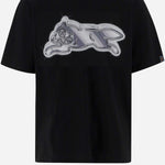 T-SHIRT IN COTONE CON LOGO ICTS26261 BLACK ICECREAM 