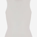 CANOTTA IN COTONE STRETCH CON RICAMO ICECREAM ICWW25319 WHITE ICECREAM 