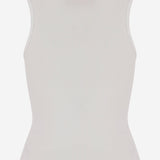 CANOTTA IN COTONE STRETCH CON RICAMO ICECREAM ICWW25319 WHITE ICECREAM 