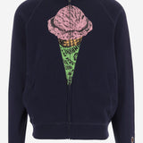 FELPA IN COTONE CON LOGO ICZT26239 NAVY ICECREAM 