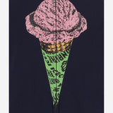 FELPA IN COTONE CON LOGO ICZT26239 NAVY ICECREAM 