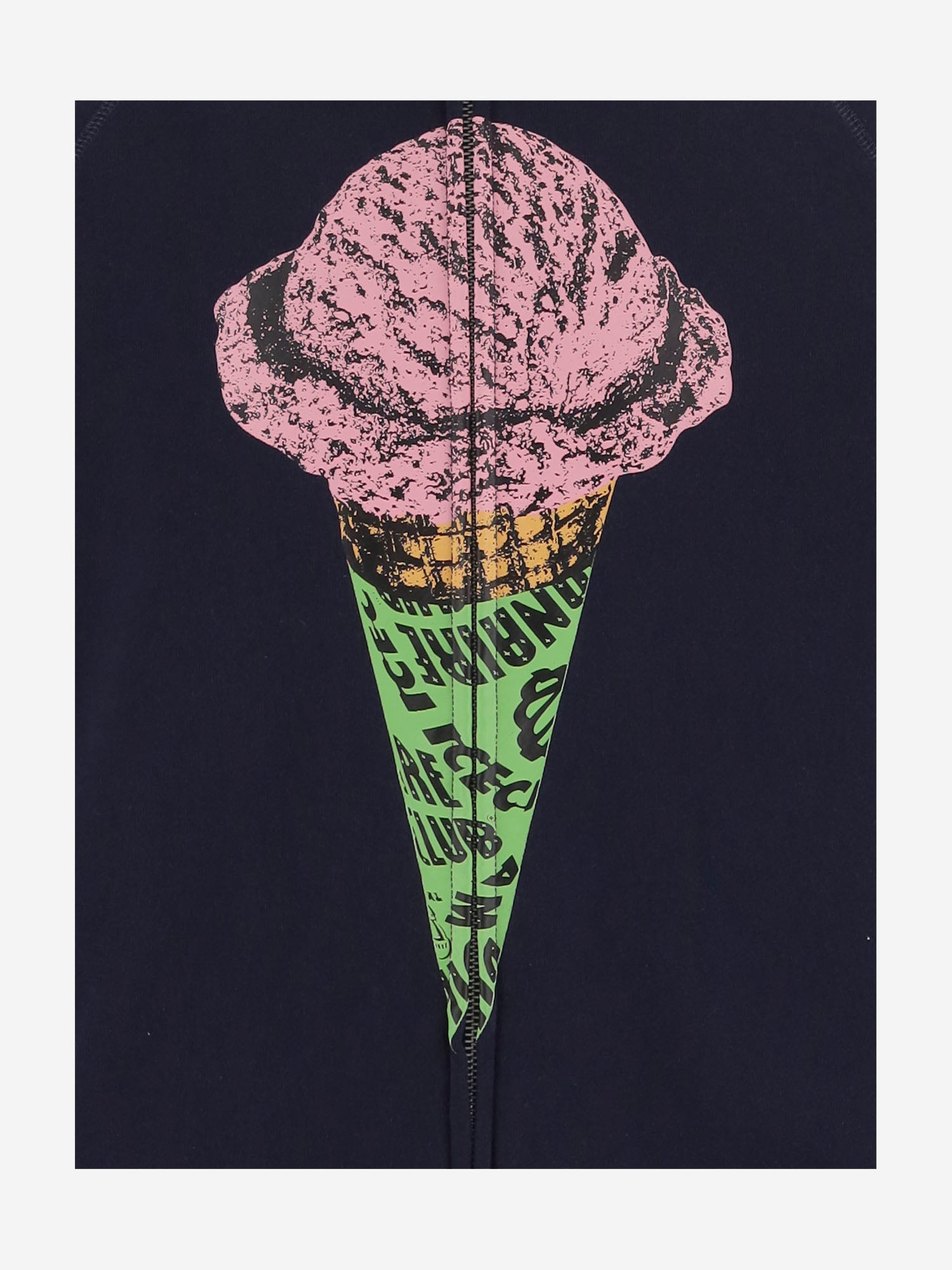 FELPA IN COTONE CON LOGO ICZT26239 NAVY ICECREAM 
