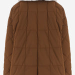 GIACCA IMBOTTITA IN MISTO COTONE CON COLLETTO IN SHEARLING SHEARLINGARCOJACKET SCOOTERBROWN IENKI IENKI 