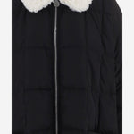 PIUMINO LUNGO PYRAMIDE con collo SHEARLING SHEARLINGPYRAMIDE ENNIOBLACK IENKI IENKI 