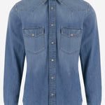 CAMICIA IN DENIM DI COTONE JUMC0002 026300D JACOB COHEN 