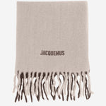 SCIARPA MOISSON IN LANA CON LOGO ACU00574AOT4032 015 JACQUEMUS 