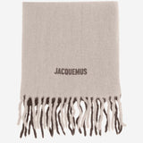 SCIARPA MOISSON IN LANA CON LOGO ACU00574AOT4032 015 JACQUEMUS 