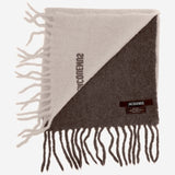 SCIARPA MOISSON IN LANA CON LOGO ACU00574AOT4032 015 JACQUEMUS 