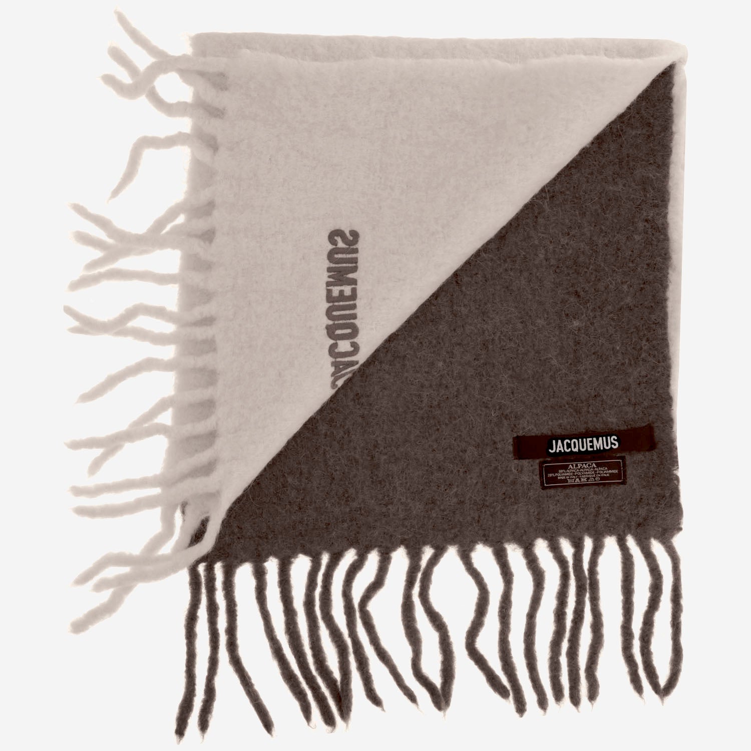 SCIARPA MOISSON IN LANA CON LOGO ACU00574AOT4032 015 JACQUEMUS 