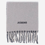 SCIARPA MOISSON IN LANA CON LOGO ACU00574AOT4032 915 JACQUEMUS 