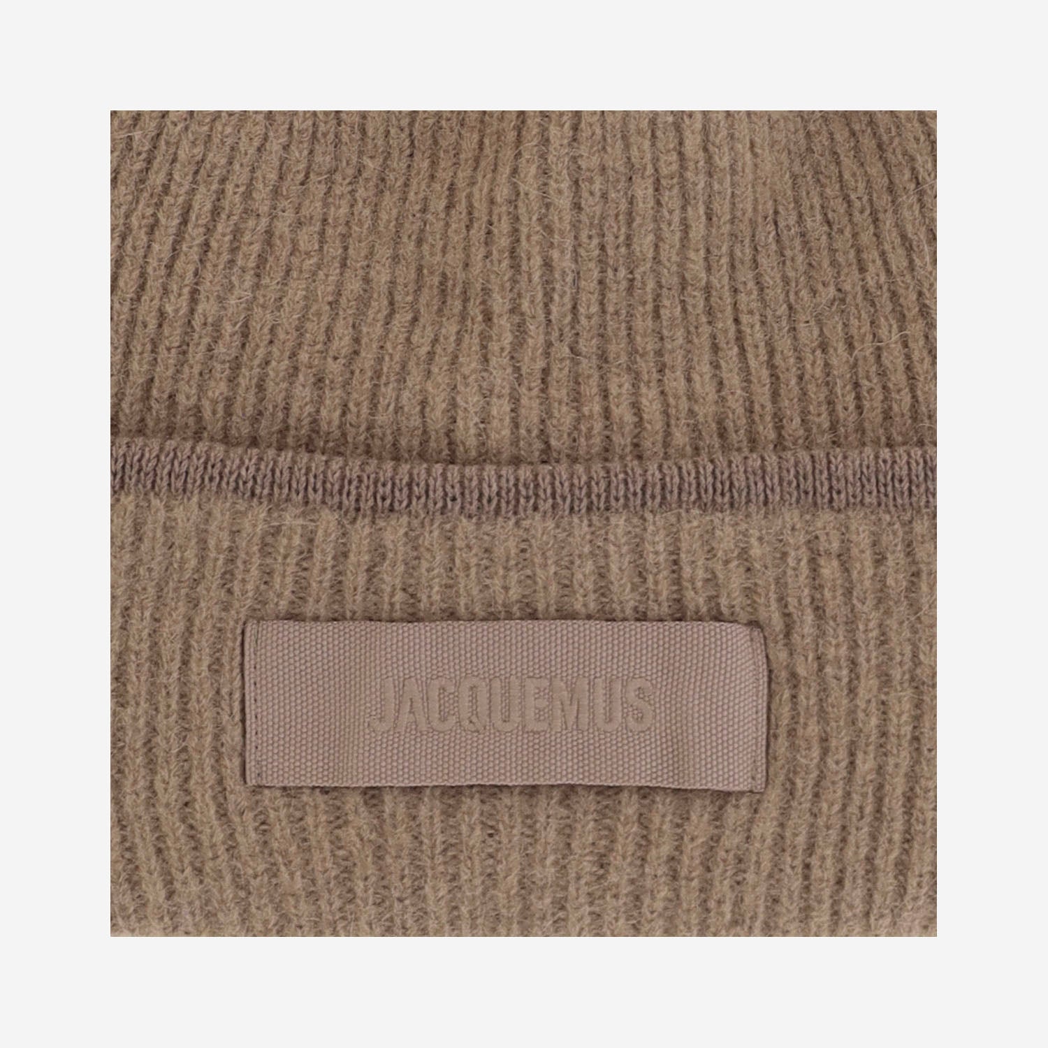BEANIE IN MISTO LANA CON LOGO ACU00666AK00227 150 JACQUEMUS 