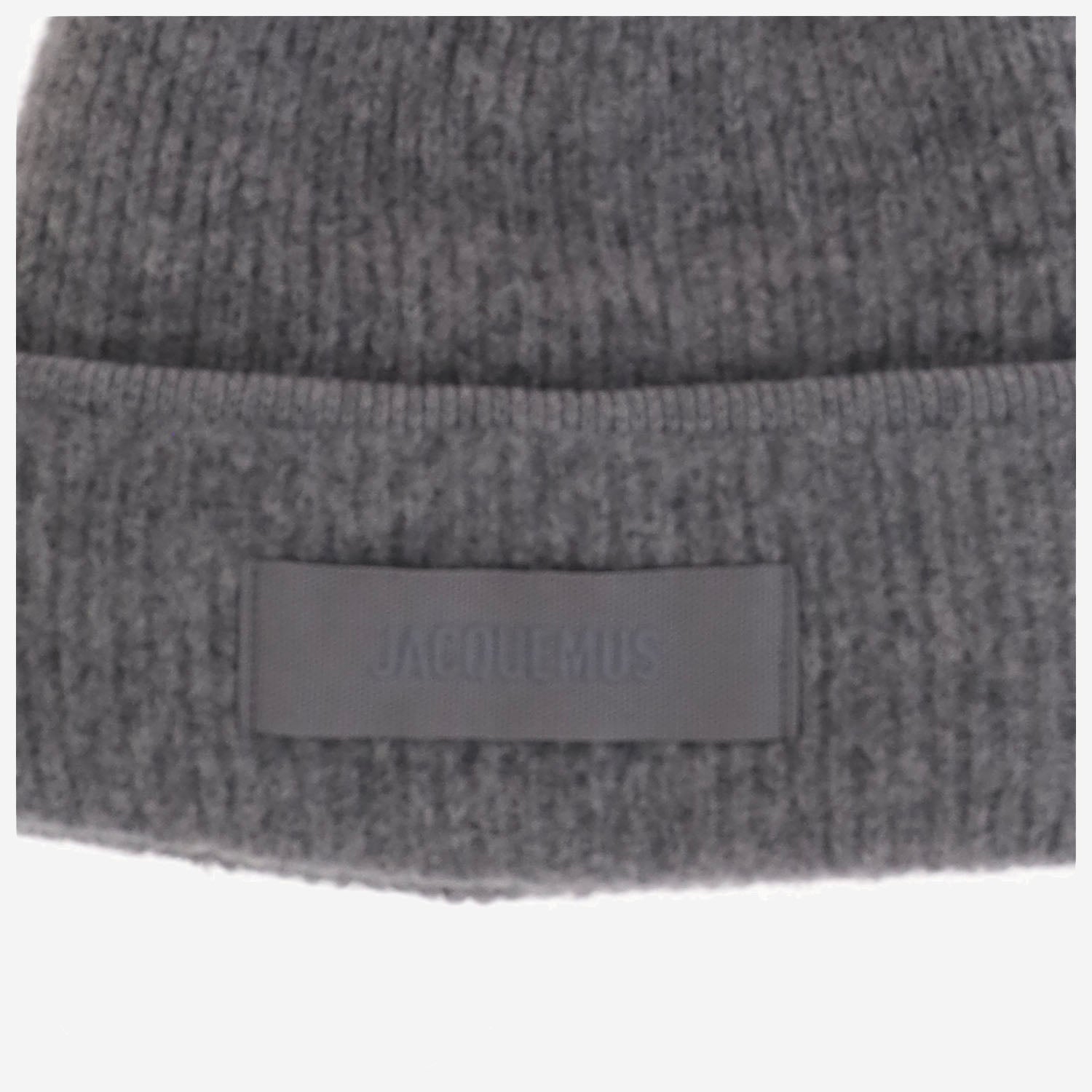 BEANIE IN MISTO LANA CON LOGO ACU00666AK00227 970 JACQUEMUS 