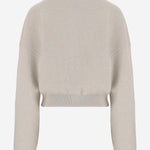 CARDIGAN IN MISTO LANA STRETCH CON COLLO ALTO CDW00830AK00276 130 JACQUEMUS 