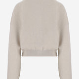 CARDIGAN IN MISTO LANA STRETCH CON COLLO ALTO CDW00830AK00276 130 JACQUEMUS 