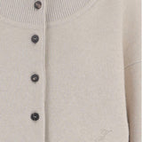 CARDIGAN IN MISTO LANA STRETCH CON COLLO ALTO CDW00830AK00276 130 JACQUEMUS 