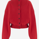 CARDIGAN IN MISTO LANA STRETCH CON COLLO ALTO CDW00830AK00276 470 JACQUEMUS 