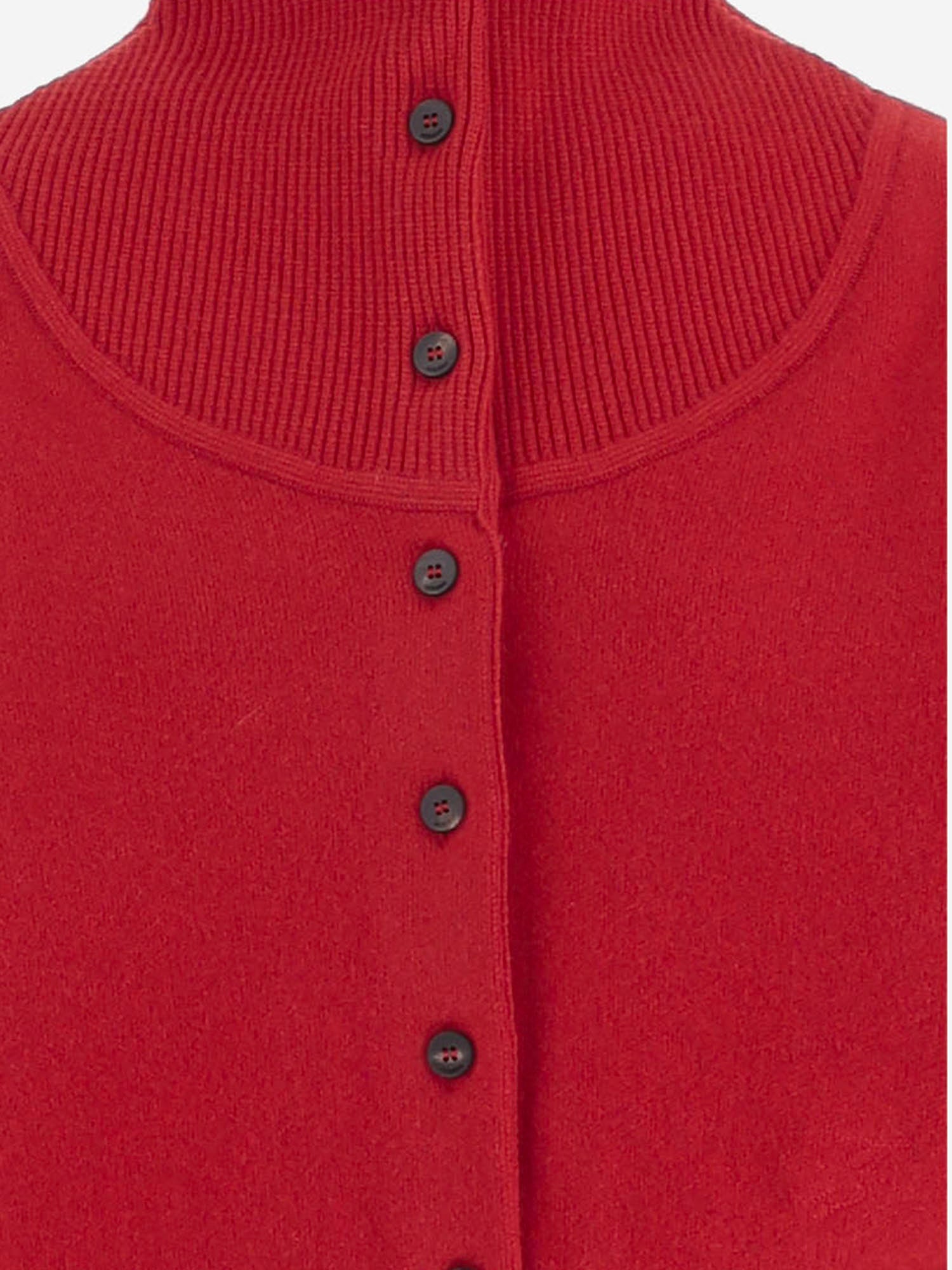 CARDIGAN IN MISTO LANA STRETCH CON COLLO ALTO CDW00830AK00276 470 JACQUEMUS 