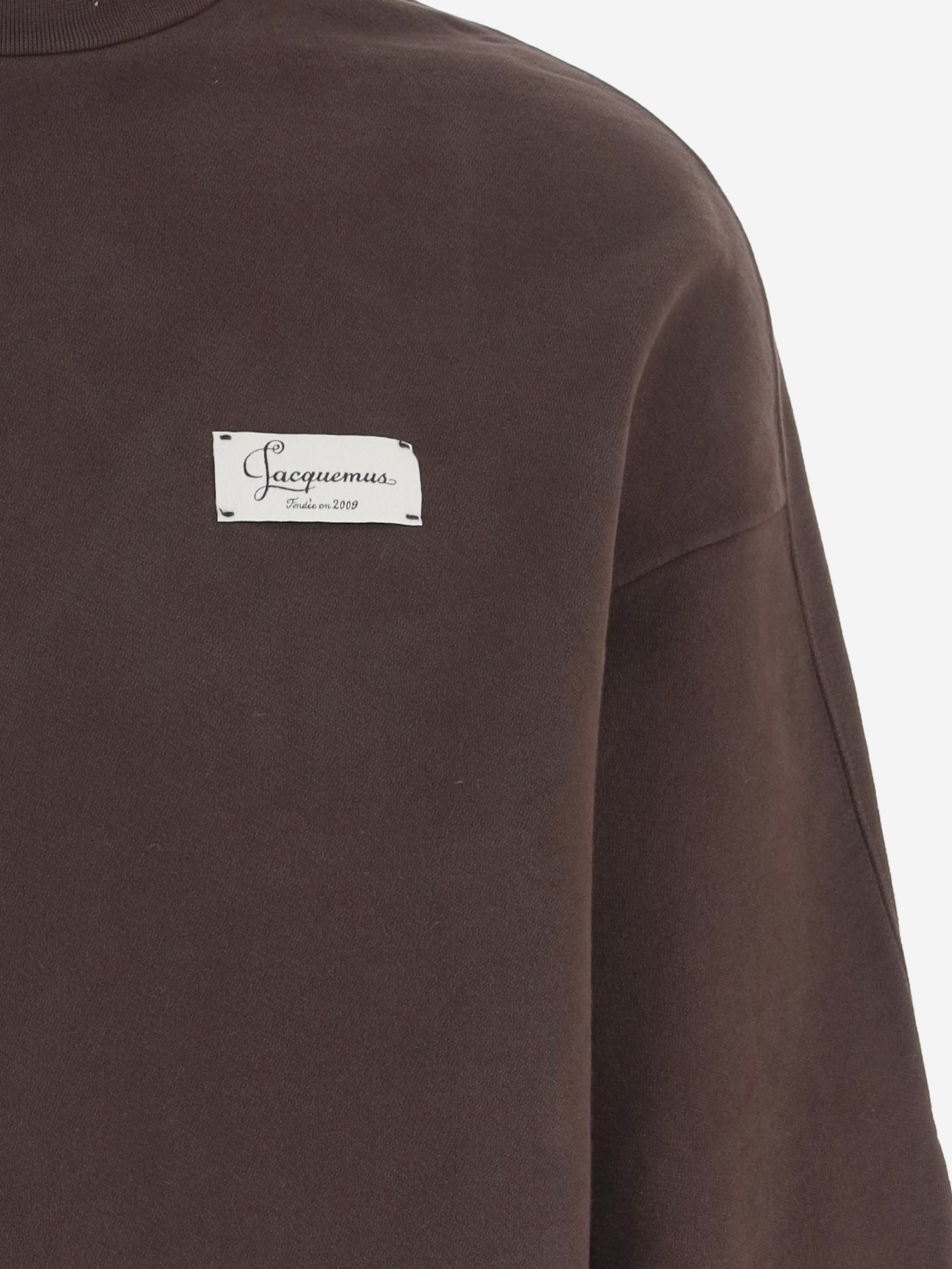 FELPA IN COTONE CON LOGO SSU00215AJ00325 881 JACQUEMUS 