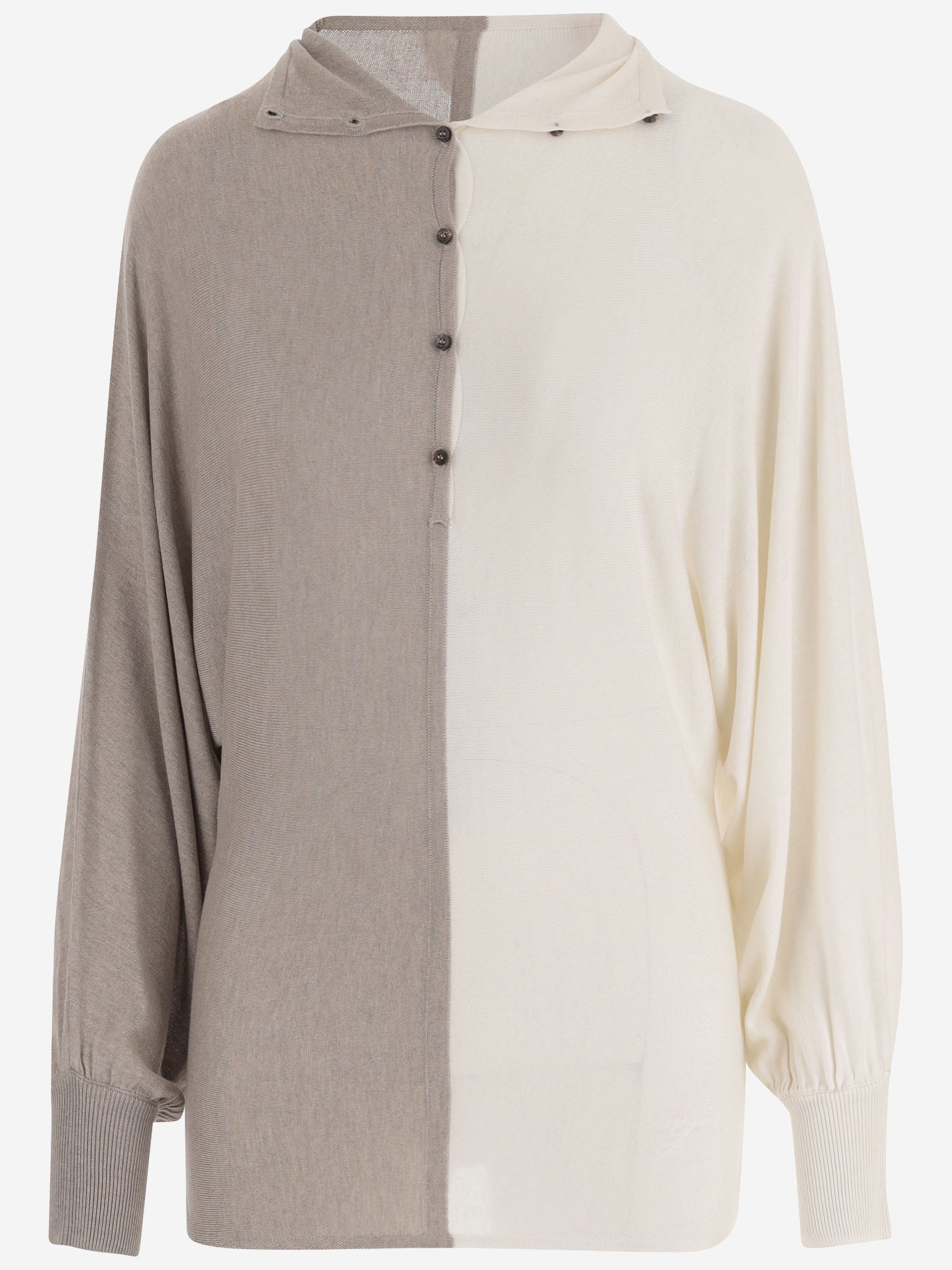 POLO IN MAGLIA A ROMBI TOW00953AK00342 015 JACQUEMUS 