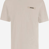 T-SHIRT IN COTONE CON LOGO TSM00133AJ00226 150 JACQUEMUS 